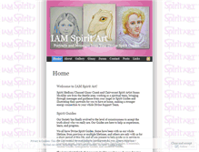 Tablet Screenshot of iamspiritart.com